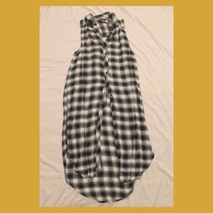 BDG flannel shirt dress